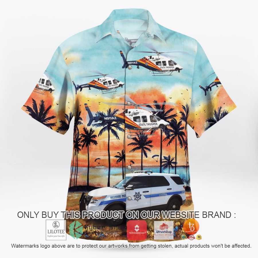 HOT Arizona Department of Public Safety Highway Patrol Ford Explorer 4 & Bell 429 N911AZ Ranger 1 Hawaiian Shirt 8 arizona department of public safety highway patrol ford explorer 4 bell 429 n911az ranger 1 hawaiian shirt 8 50936