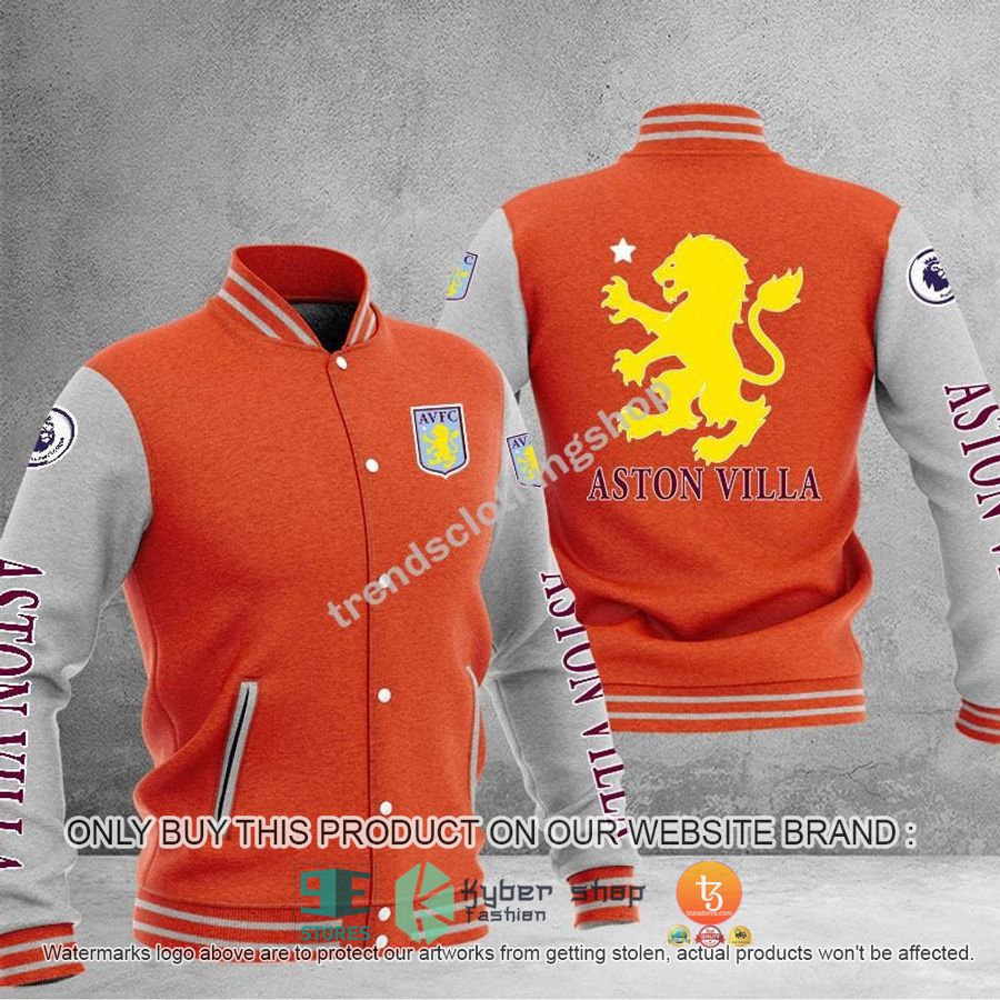 NEW Aston Villa F.C Varsity Jacket 4 aston villa f c baseball jacket 4 39559