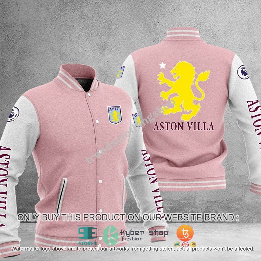 NEW Aston Villa F.C Varsity Jacket 5 aston villa f c baseball jacket 5 8751