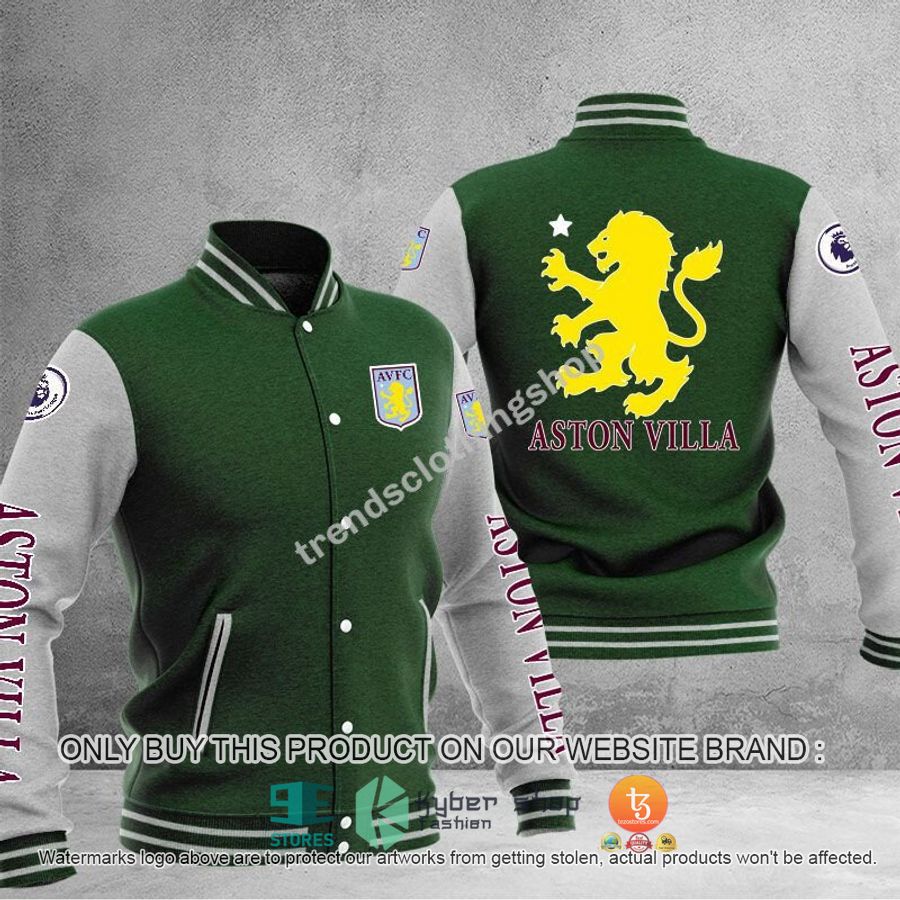 NEW Aston Villa F.C Varsity Jacket 6 aston villa f c baseball jacket 6 49872