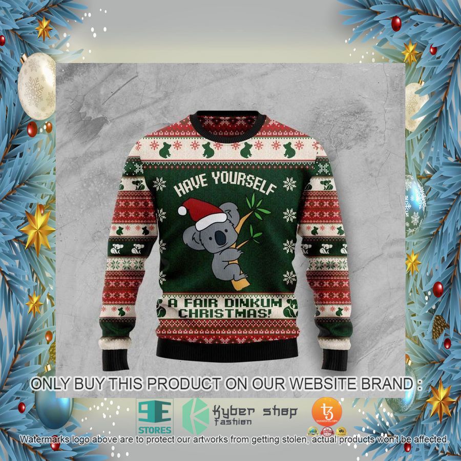 HOT Australian Fair Dinkum Christmas Ugly Christmas Sweater 2 australian fair dinkum christmas ugly christmas sweater 2 34156