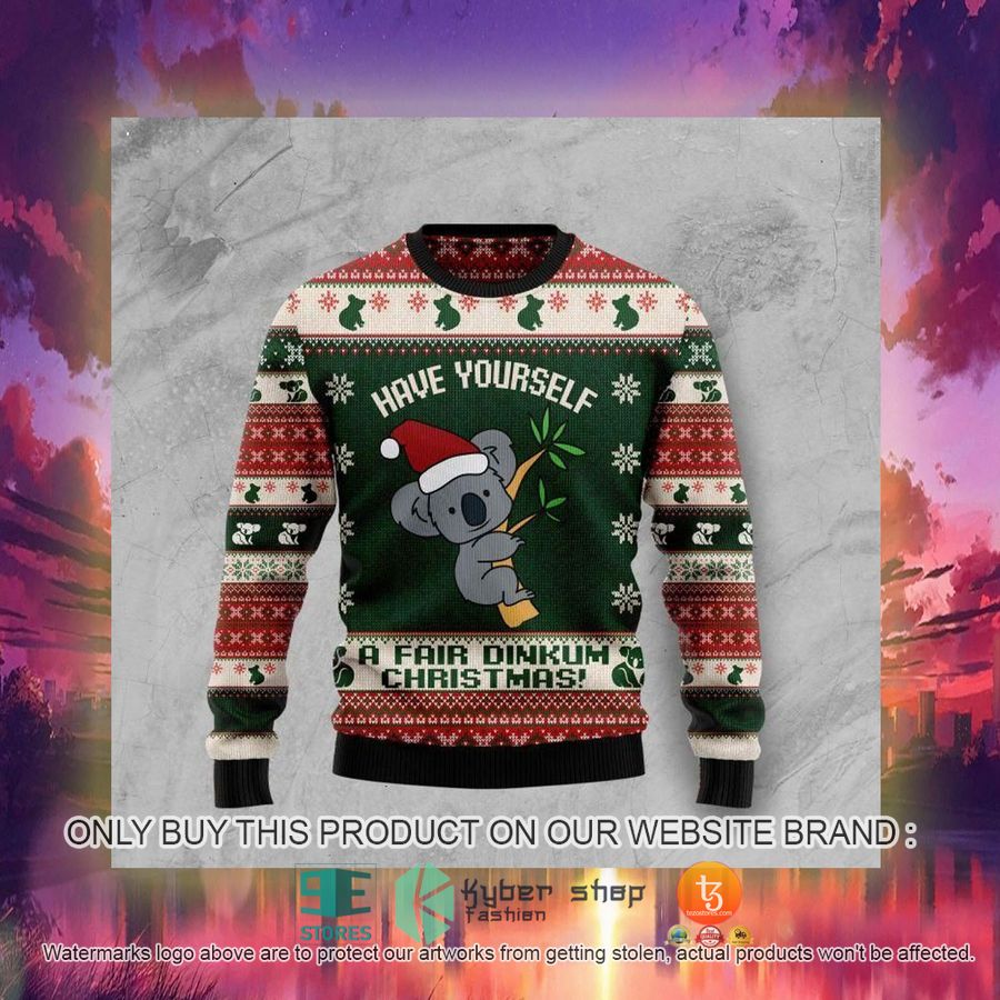 HOT Australian Fair Dinkum Christmas Ugly Christmas Sweater 3 australian fair dinkum christmas ugly christmas sweater 3 77604