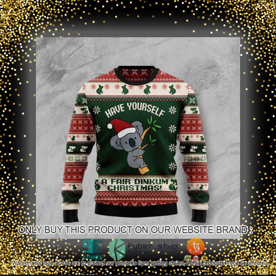 HOT Australian Fair Dinkum Christmas Ugly Christmas Sweater 4 australian fair dinkum christmas ugly christmas sweater 4 7438