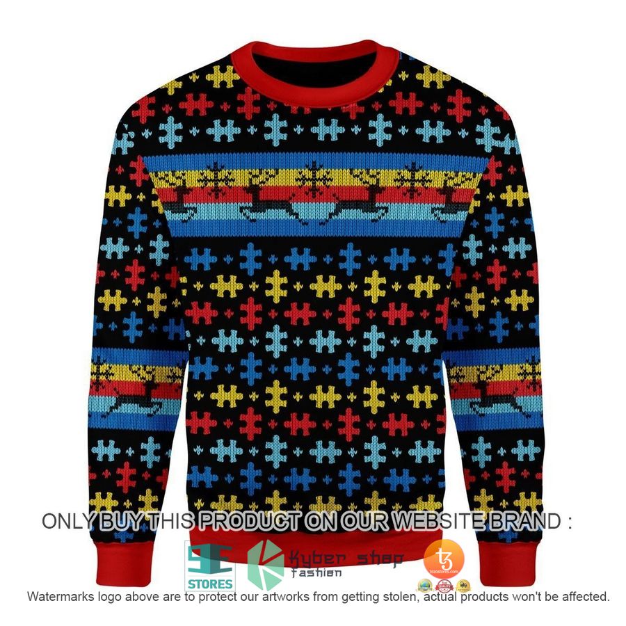 HOT Autism Ugly Christmas Sweater 9 autism ugly christmas sweater 1 11038