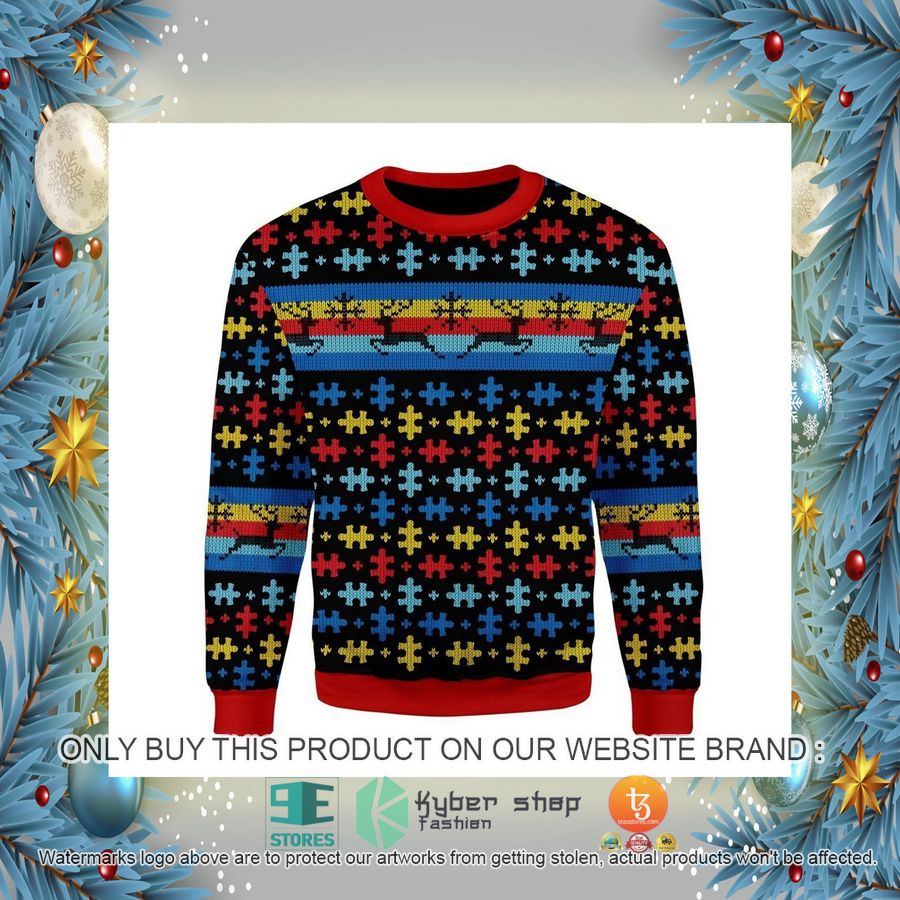 HOT Autism Ugly Christmas Sweater 2 autism ugly christmas sweater 2 55119