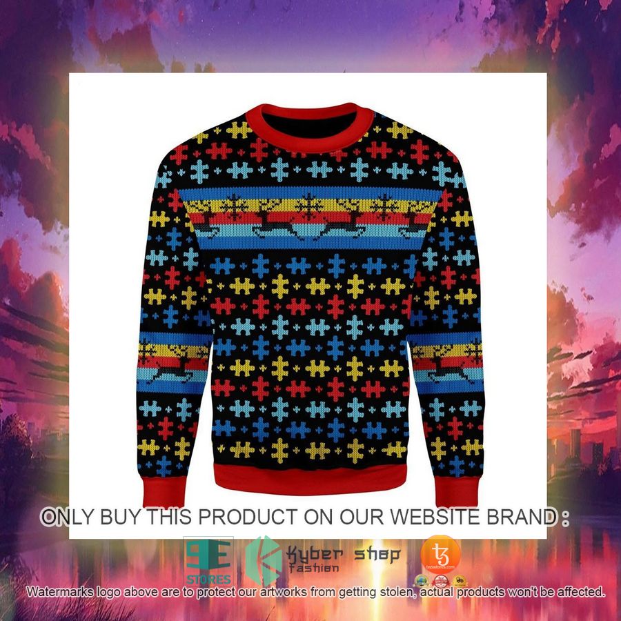 HOT Autism Ugly Christmas Sweater 3 autism ugly christmas sweater 3 32077