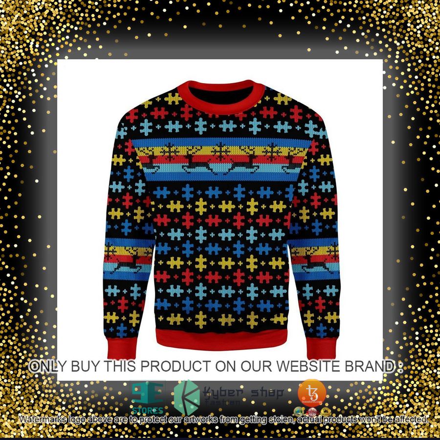 HOT Autism Ugly Christmas Sweater 4 autism ugly christmas sweater 4 38318