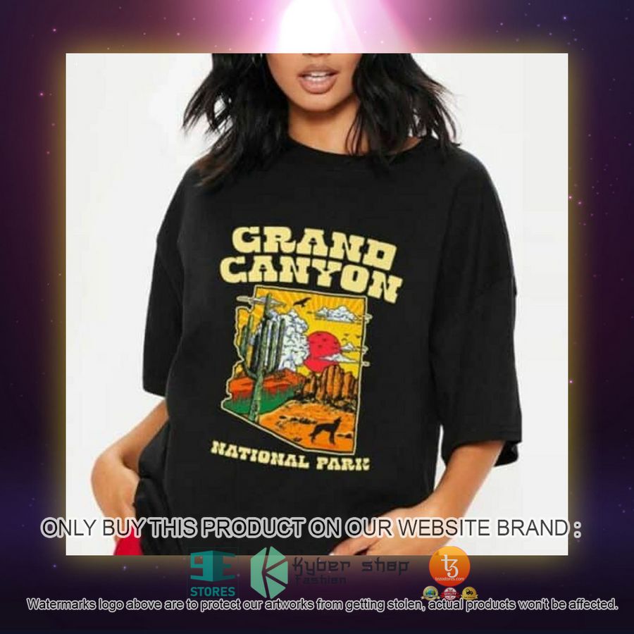 bad bunny grand canyon national park black t shirt 2 67220