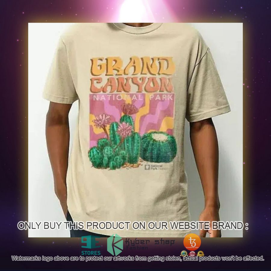bad bunny grand canyon national parks psychedelic cacti t shirt 2 26020
