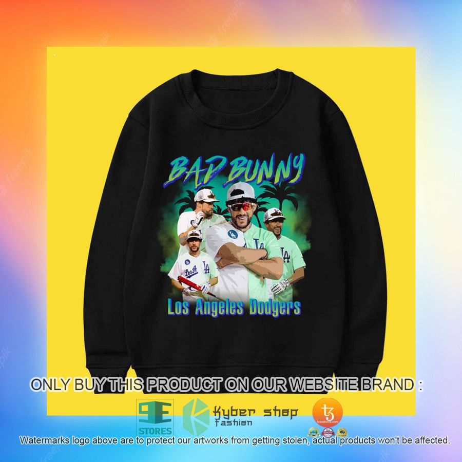 NEW Bad Bunny Los Angeles Dodgers Shirt, Hoodie 8 bad bunny los angeles dodgers 3d shirt hoodie 8 19795