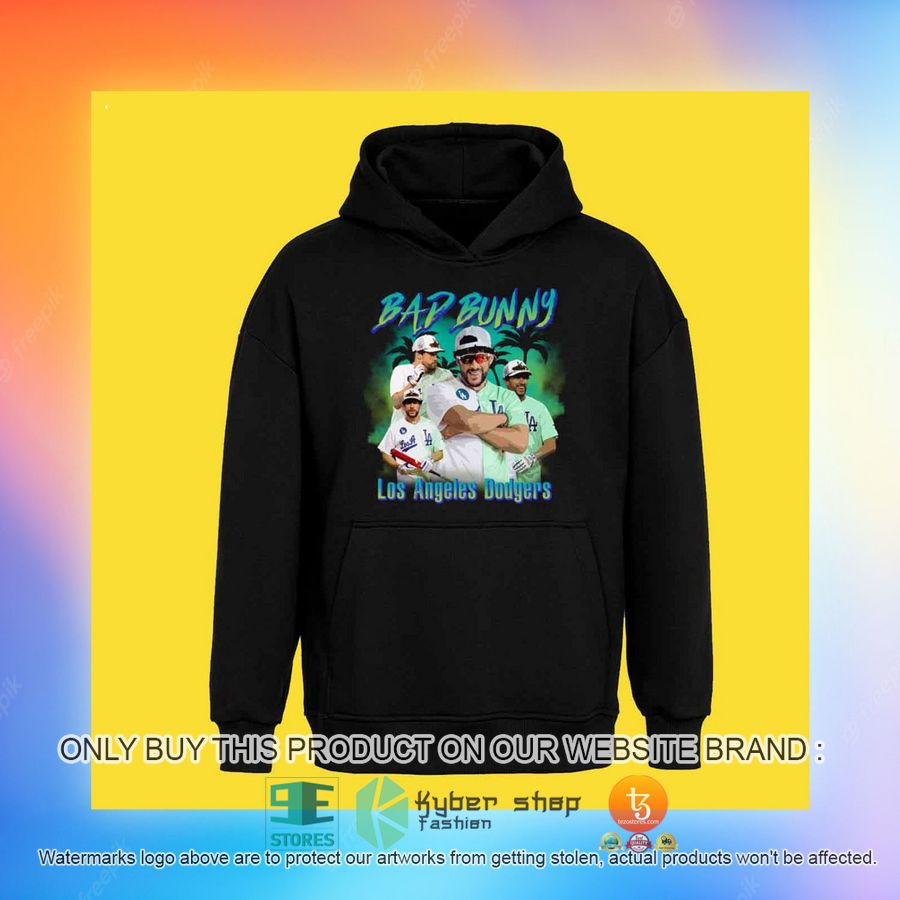NEW Bad Bunny Los Angeles Dodgers Shirt, Hoodie 9 bad bunny los angeles dodgers 3d shirt hoodie 9 72500