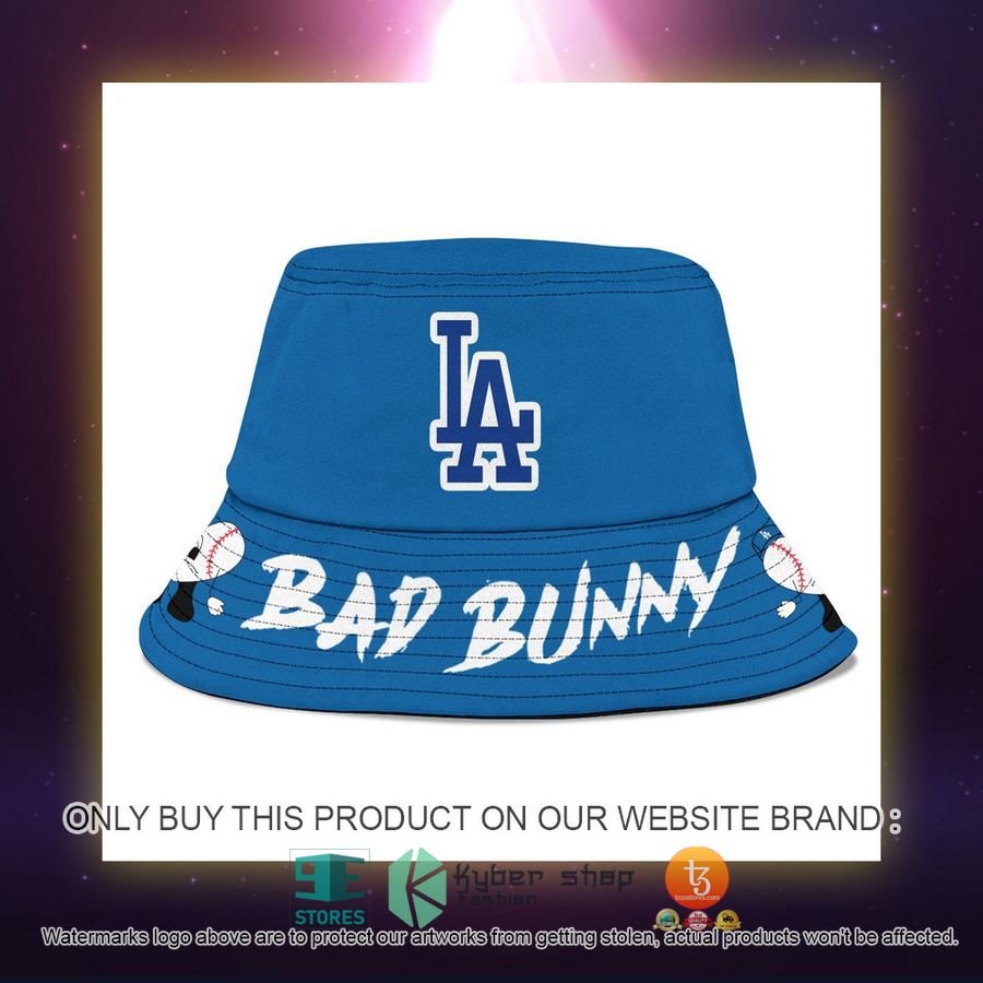 NEW Bad Bunny Los Angeles Dodgers Bucket Hat 3 bad bunny los angeles dodgers bucket hat 3 85937