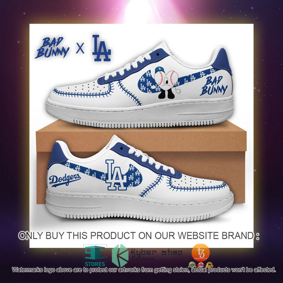 bad bunny los angeles dodgers nike air force shoes 2 42334