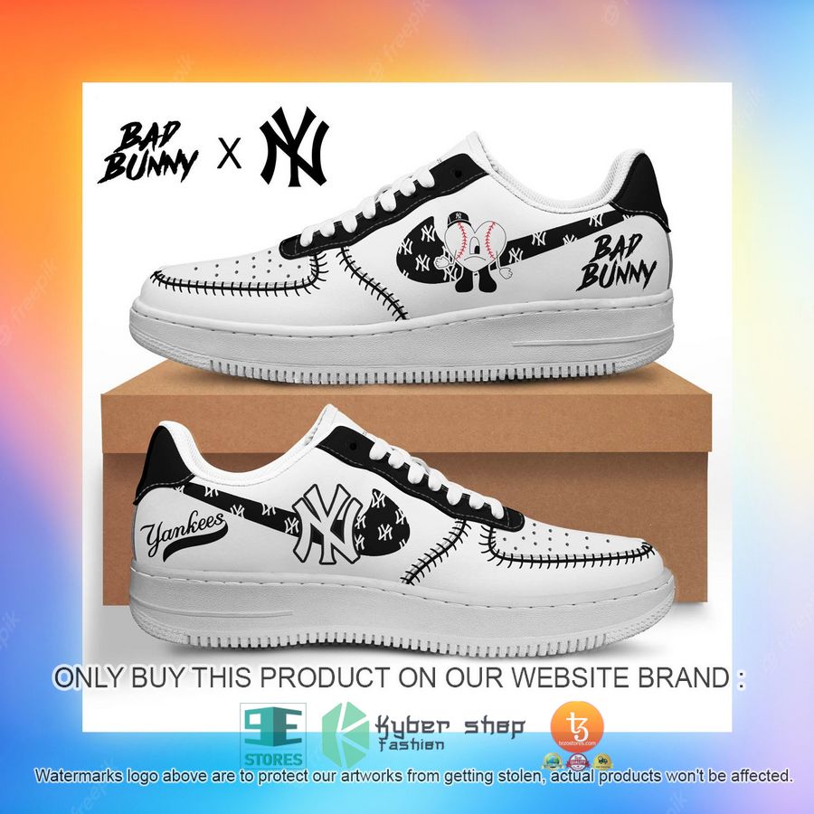 NEW Bad Bunny New York Yankees Nike Air Force Sneaker 3 bad bunny new york yankees nike air force shoes 3 9893