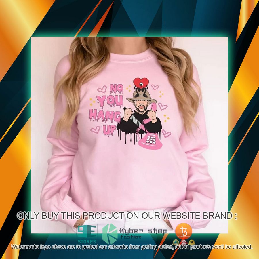 NEW Bad Bunny No You Hang Up Halloween Sweatshirt, Sweater 7 bad bunny no you hang up halloween sweatshirt 1 84972