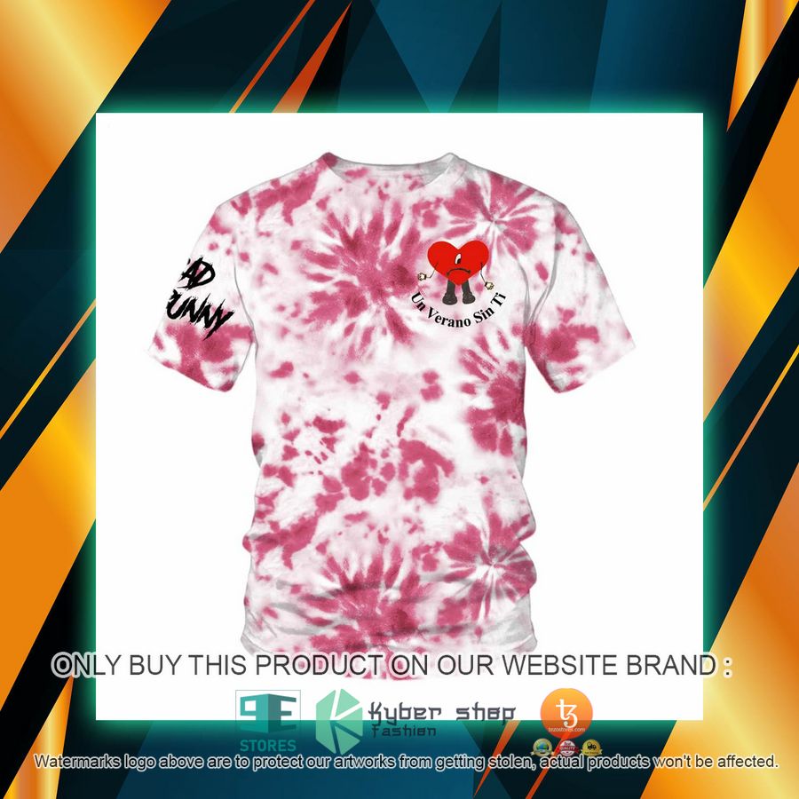 NEW Bad Bunny Un Verano Sin Blend pink Shirt, Hoodie 18 bad bunny un verano sin blend pink 3d shirt hoodie 1 58472