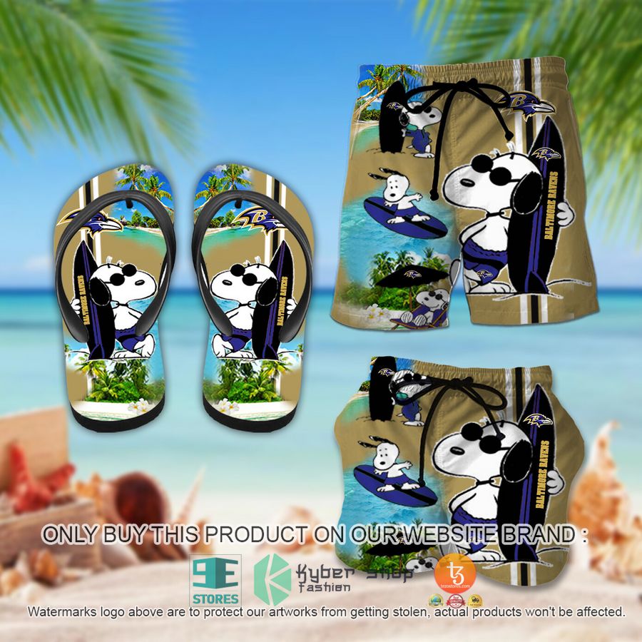 baltimore ravens nfl hawaiian shirt short 2 60925
