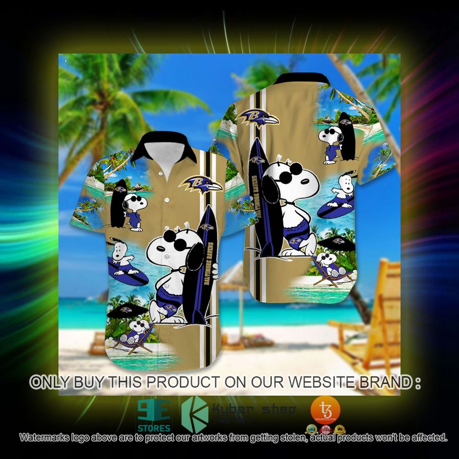 HOT Baltimore Ravens Snoopy Surfing Hawaiian Shirt, Short 3 baltimore ravens nfl hawaiian shirt short 3 80588