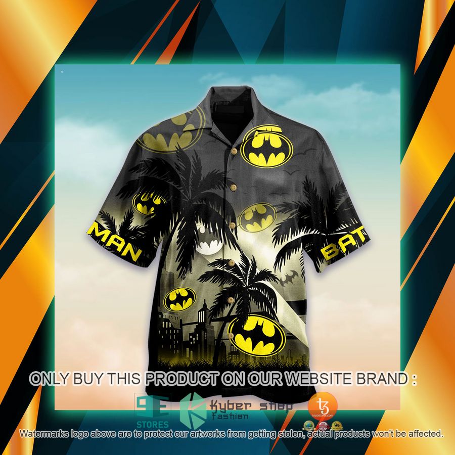 NEW Batman logo palm tree Hawaii Shirt 2 batman logo palm tree hawaiian shirt 2 88076