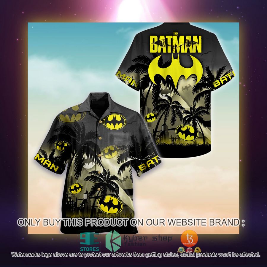 NEW Batman logo palm tree Hawaii Shirt 4 batman logo palm tree hawaiian shirt 4 58241