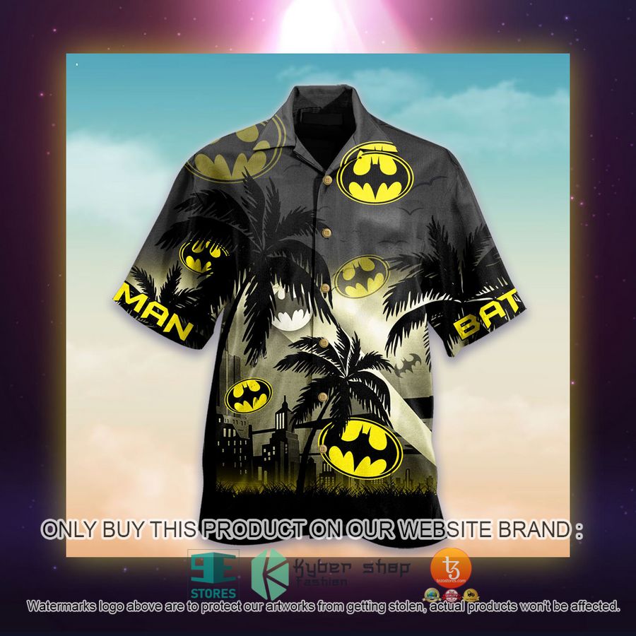 NEW Batman logo palm tree Hawaii Shirt 5 batman logo palm tree hawaiian shirt 5 49598