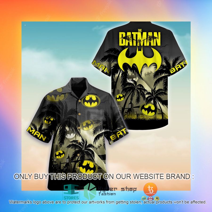 NEW Batman logo palm tree Hawaii Shirt 7 batman logo palm tree hawaiian shirt 7 75388