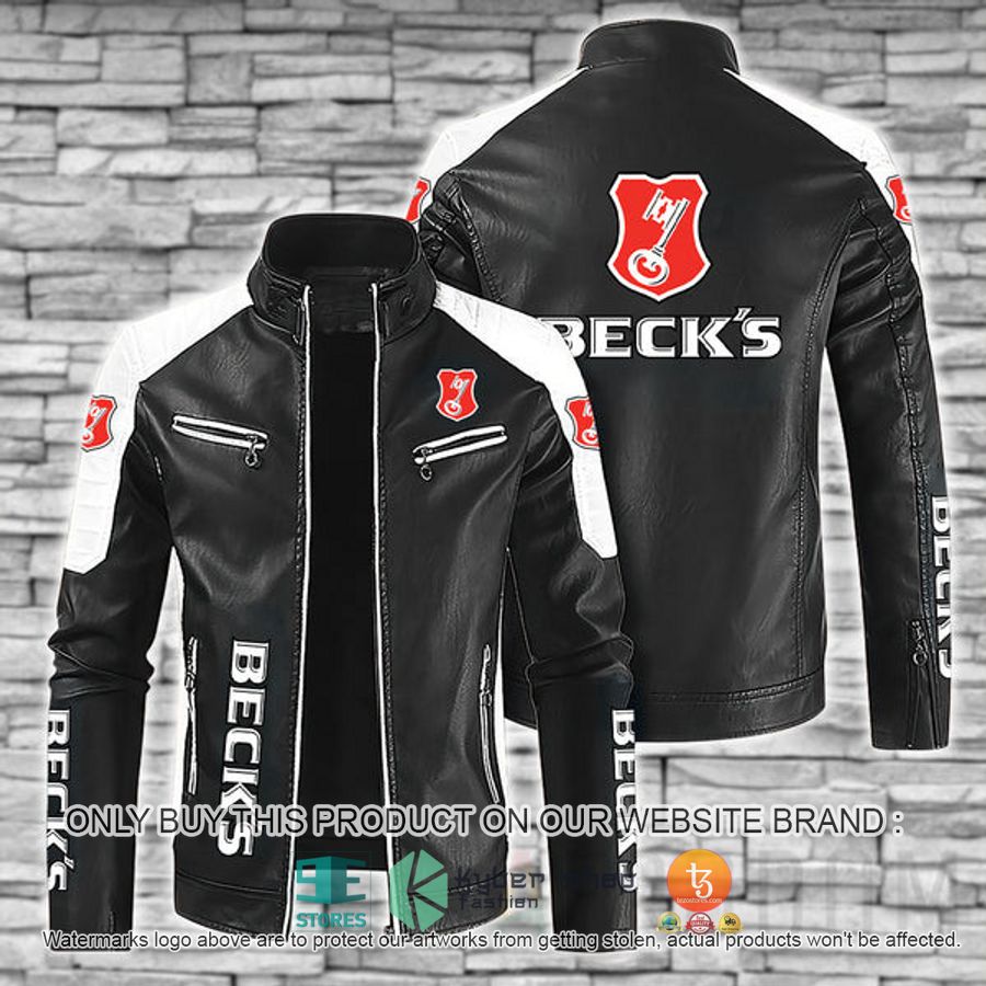 becks block leather jacket 1 15862