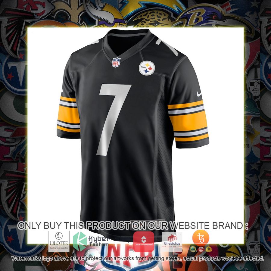 HOT Ben Roethlisberger Pittsburgh Steelers Nike Team Black Football Jersey Shirt 2 ben roethlisberger pittsburgh steelers nike team black football jersey 2 40033
