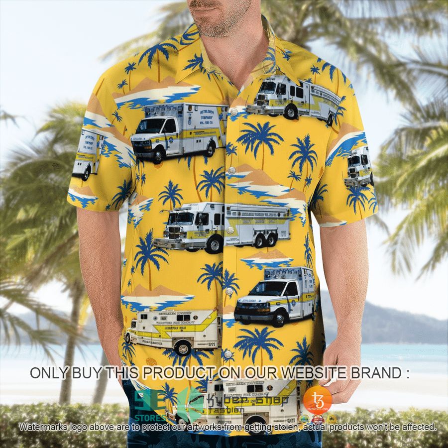 NEW Bethlehem Township Volunteer Fire Company Hawaii Shirt 5 bethlehem township volunteer fire company hawaiian shirt 5 5406