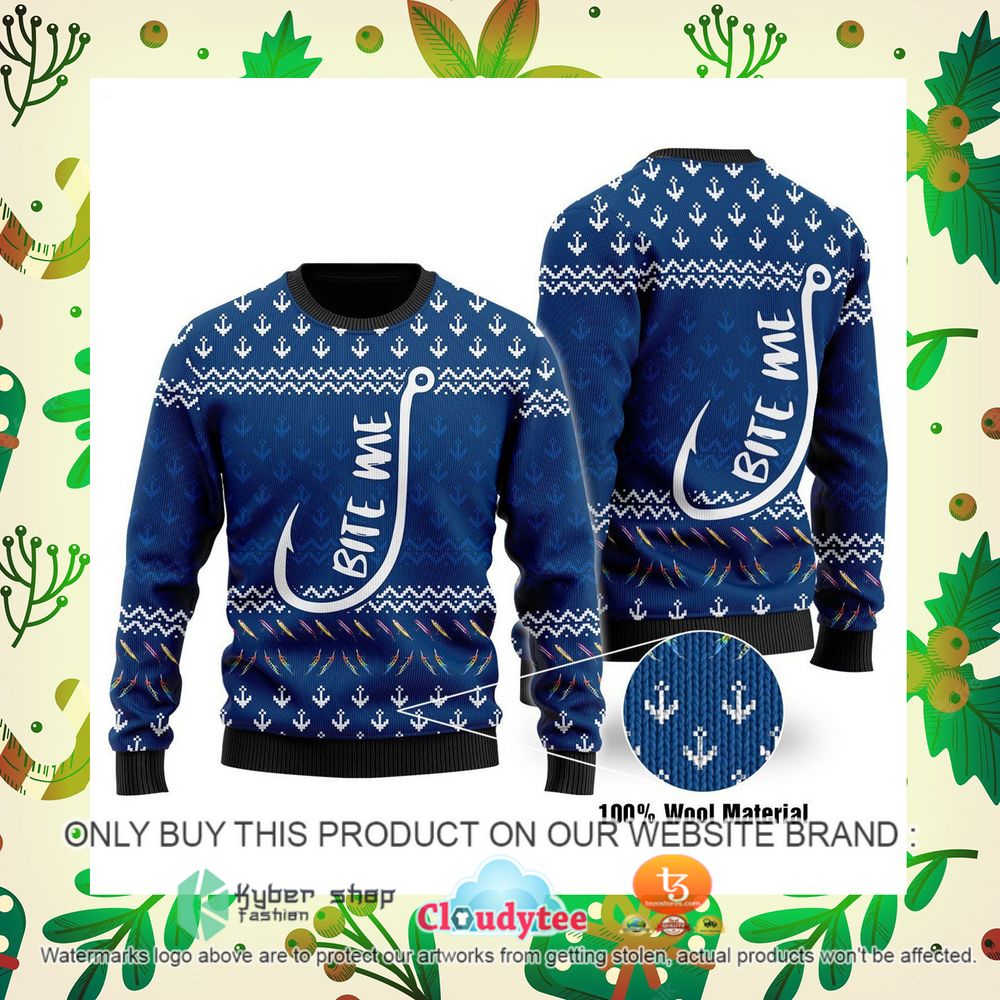 bite me christmas sweater 1 1723
