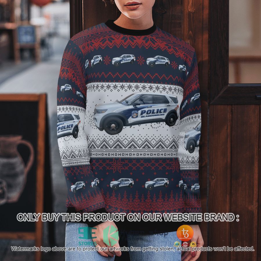 NEW Bladensburg Maryland Bladensburg Police Department Christmas Sweatshirt, Sweater 10 bladensburg maryland bladensburg police department christmas sweater sweatshirt 10 21594