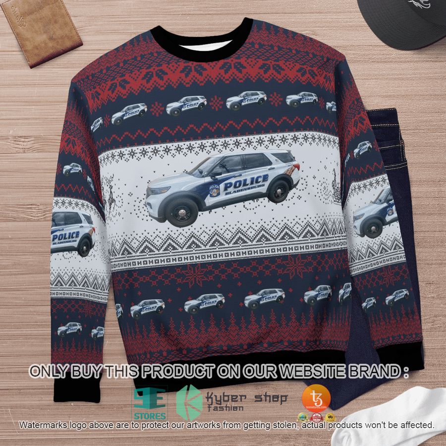 NEW Bladensburg Maryland Bladensburg Police Department Christmas Sweatshirt, Sweater 12 bladensburg maryland bladensburg police department christmas sweater sweatshirt 12 43185