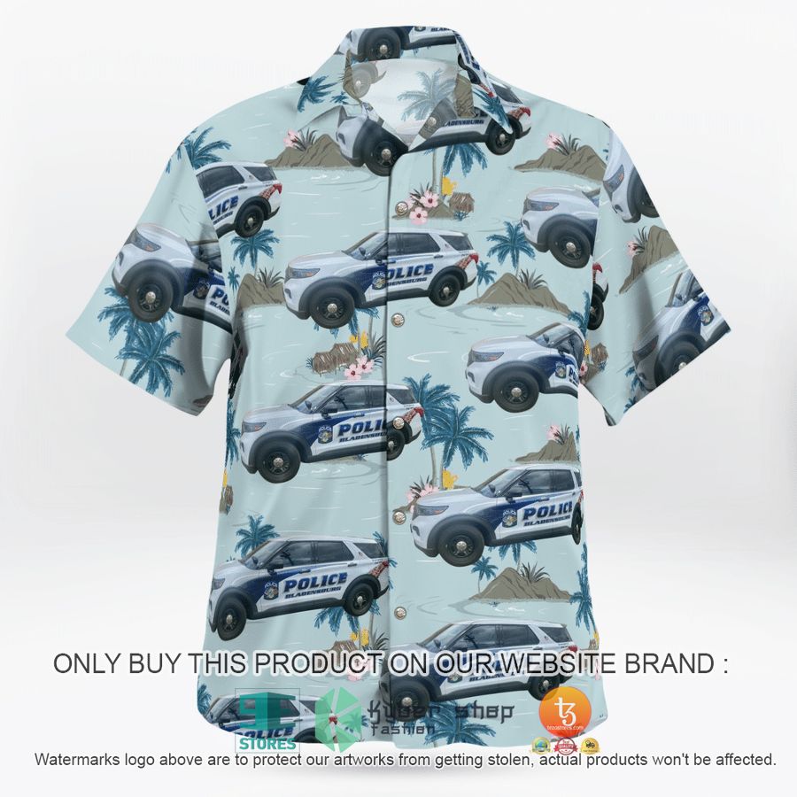 NEW Bladensburg Maryland Bladensburg Police Department Hawaii Shirt 4 bladensburg maryland bladensburg police department hawaiian shirt 4 47404