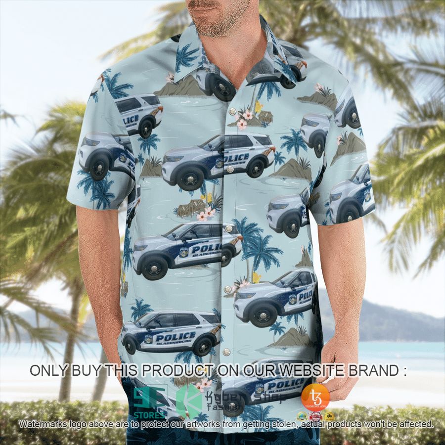 NEW Bladensburg Maryland Bladensburg Police Department Hawaii Shirt 5 bladensburg maryland bladensburg police department hawaiian shirt 5 80431