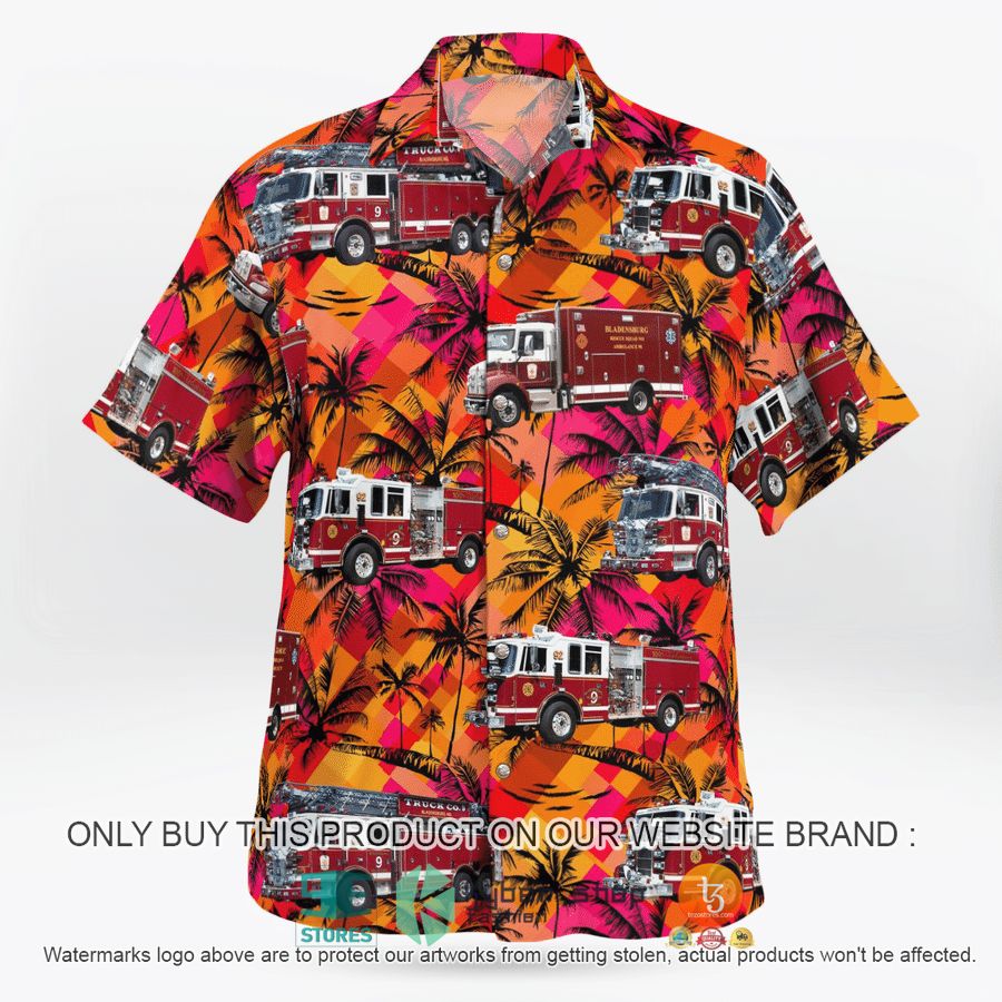 NEW Bladensburg Maryland Bladensburg Volunteer Fire Department Hawaii Shirt 3 bladensburg maryland bladensburg volunteer fire department hawaiian shirt 3 79033