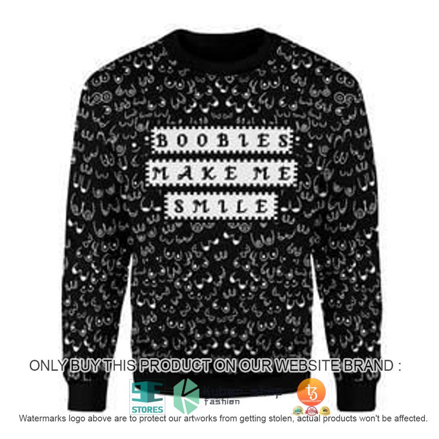 boobies make me smile ugly sweater 1 32240