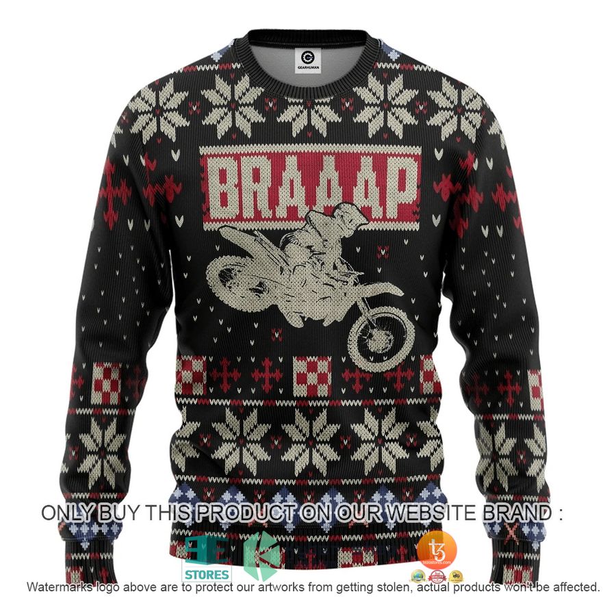braaap ugly christmas sweater 1 83085