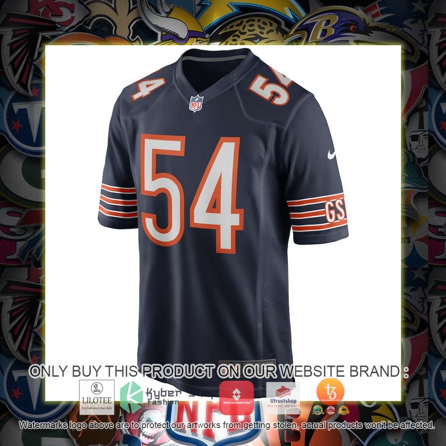 HOT Brian Urlacher Chicago Bears Nike Game Retired Navy Football Jersey Shirt 2 brian urlacher chicago bears nike game retired navy football jersey 2 18934