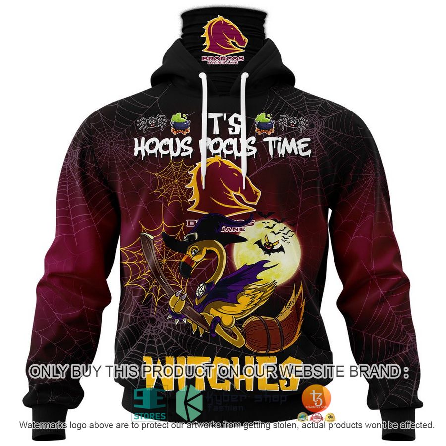 NEW Brisbane Broncos It's Hocus Pocus Time Halloween Flamingo Witches Hoodie, Shirt 5 brisbane broncos its hocus pocus time halloween flamingo witches shirt hoodie 5 98975