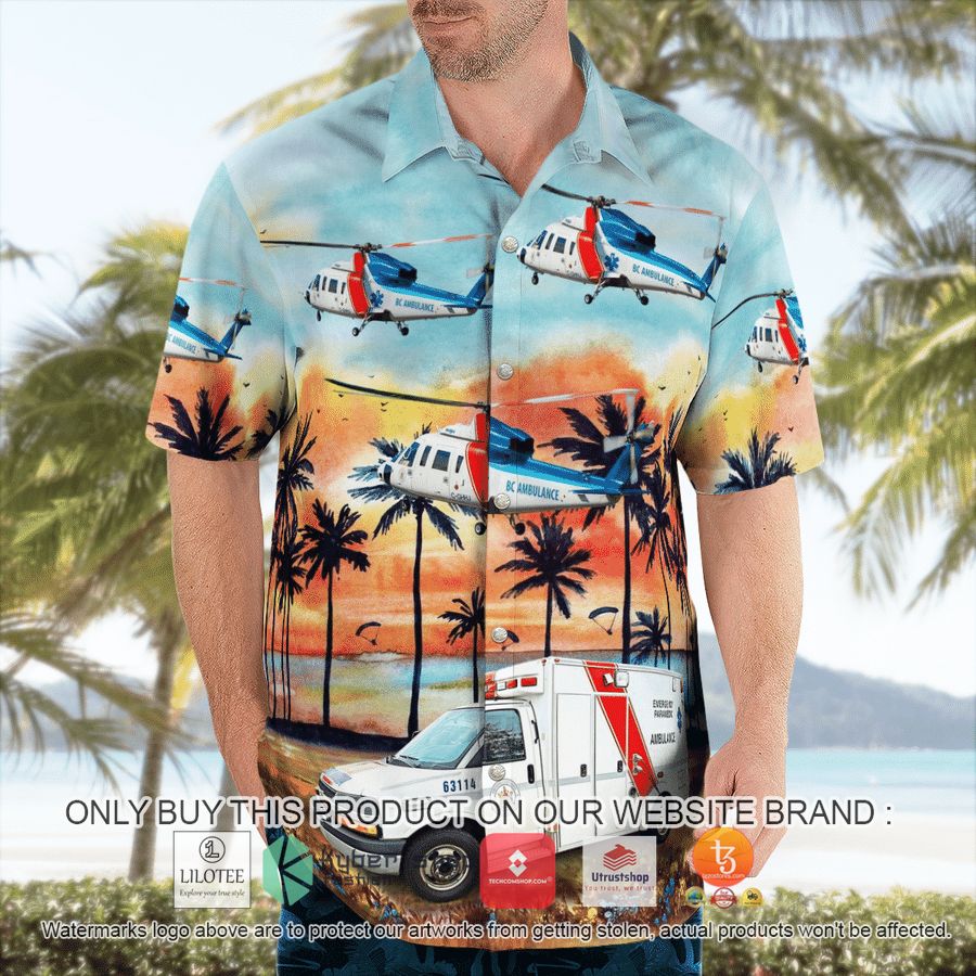 HOT British Columbia, Canada, British Columbia Ambulance Service Car And Sikorsky S-76C Hawaiian Shirt 5 british columbia canada british columbia ambulance service car and sikorsky s 76c hawaiian shirt 5 73479