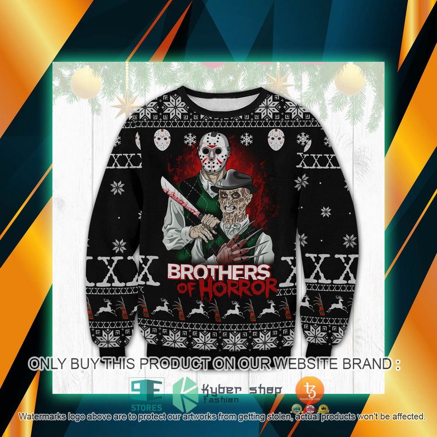 brothers of horror ugly sweater 1 52038
