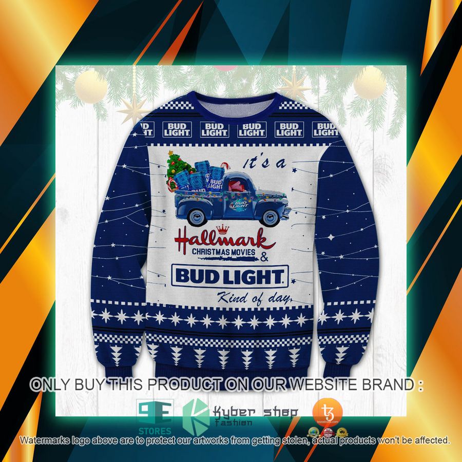 NEW Bud Light Hallmark Christmas Movies Sweatshirt, Sweater 7 bud light hallmark christmas movies ugly sweater 1 9906