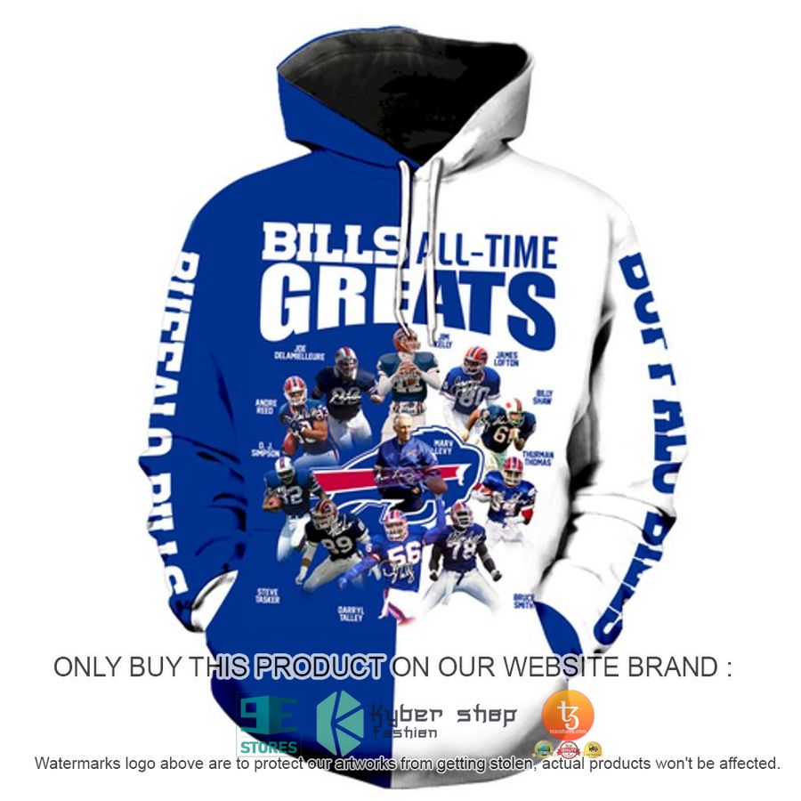 buffalo bills all time greats players signatures 3d hoodie 1 44605