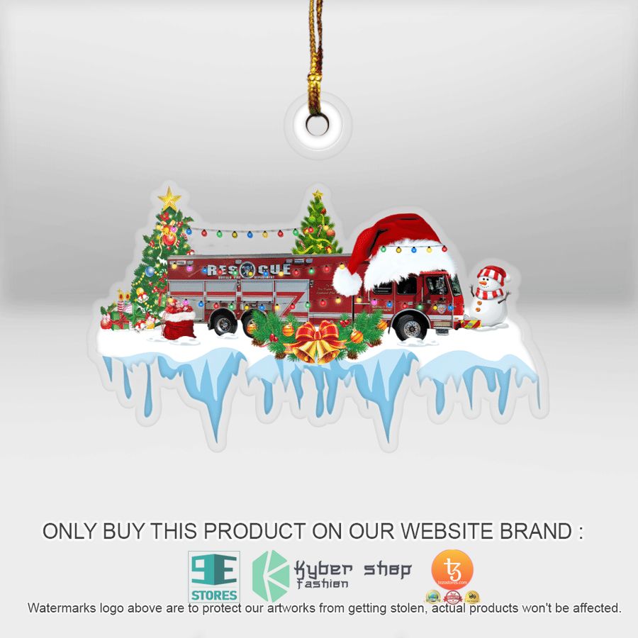 buffalo fire dept rescue co 1 christmas ornament 2 33059