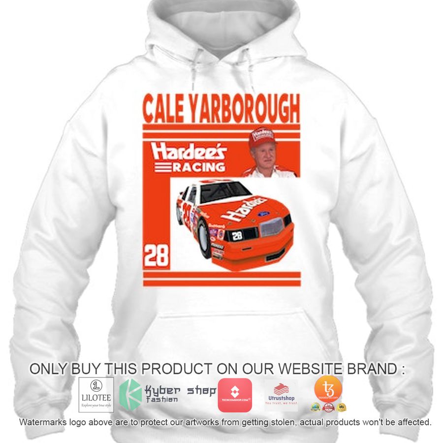 cale yarborough 28 hardees racing 2d shirt hoodie 2 77953