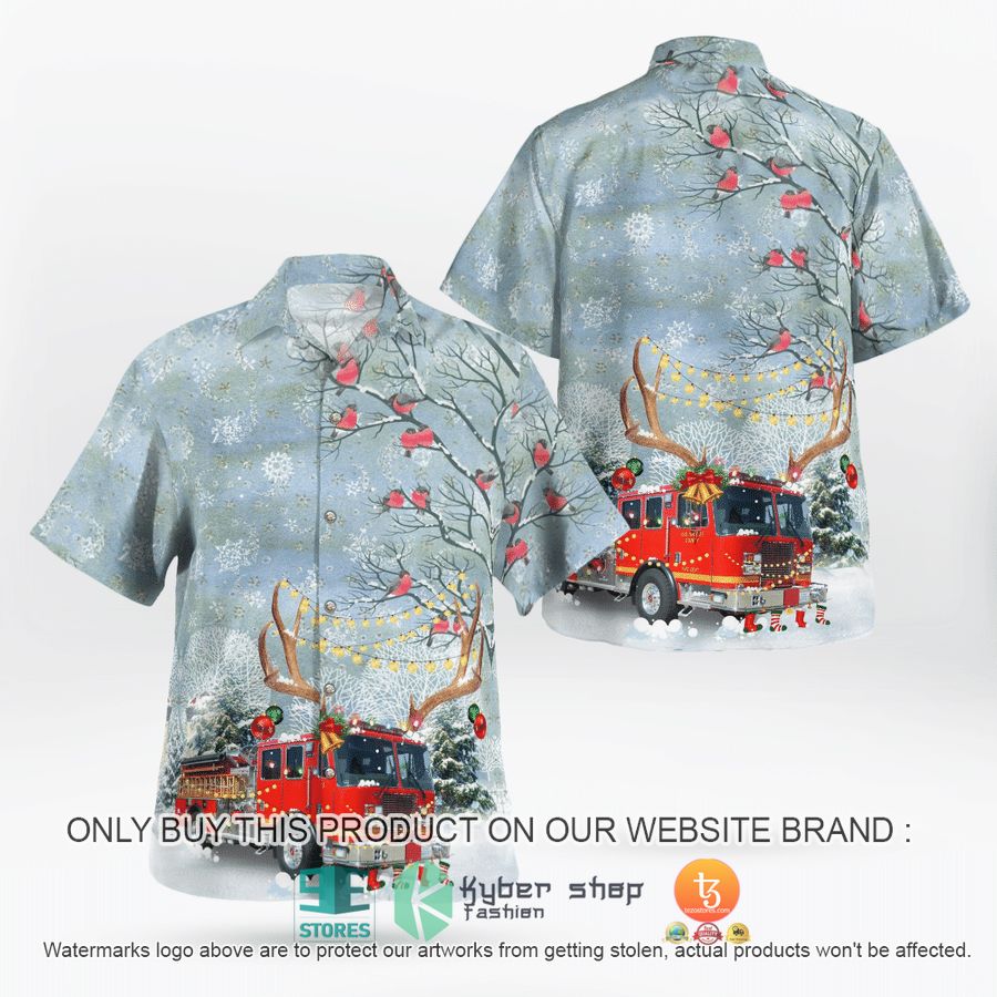 NEW California Los Angeles County Fire Department Christmas Hawaii Shirt 2 california los angeles county fire department christmas hawaiian shirt 2 43148