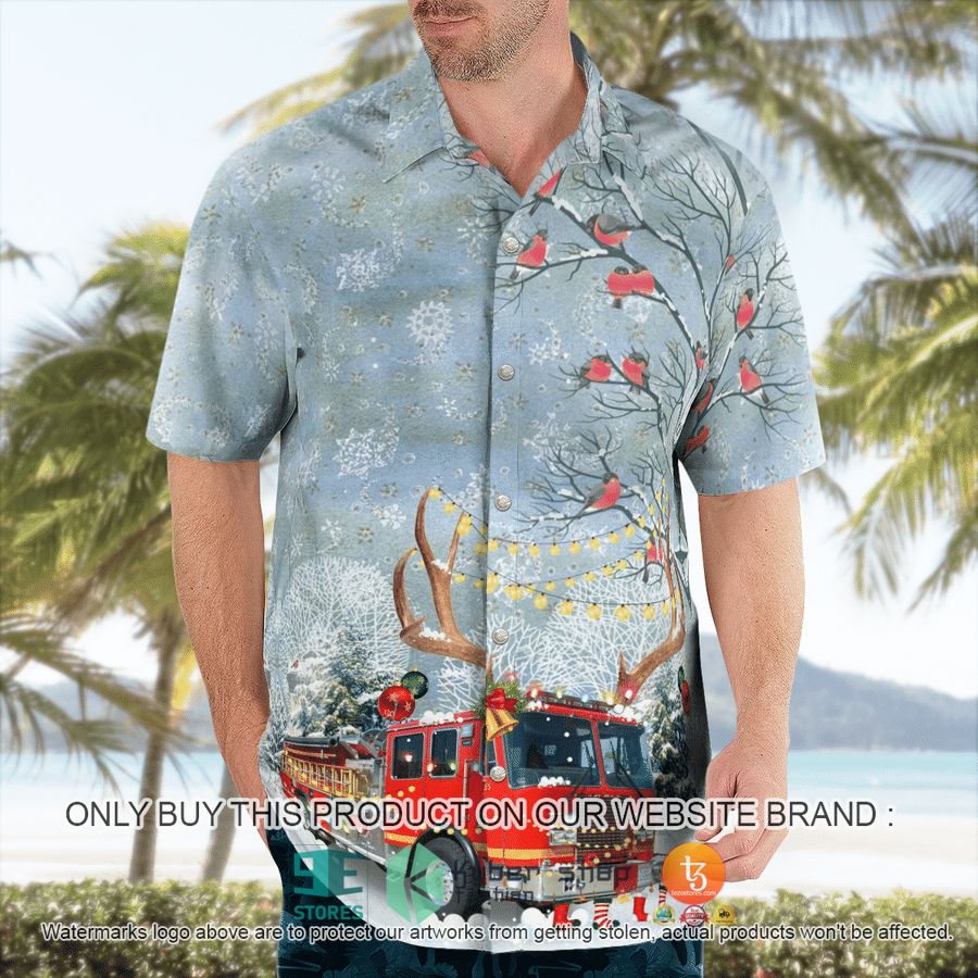 NEW California Los Angeles County Fire Department Christmas Hawaii Shirt 6 california los angeles county fire department christmas hawaiian shirt 6 21669