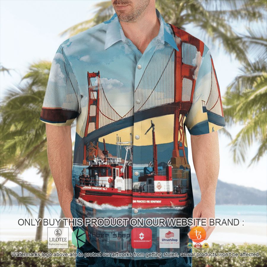 HOT California, San Francisco Fire Department Phoenix Fireboat Hawaiian Shirt 6 california san francisco fire department phoenix fireboat hawaiian shirt 6 92832
