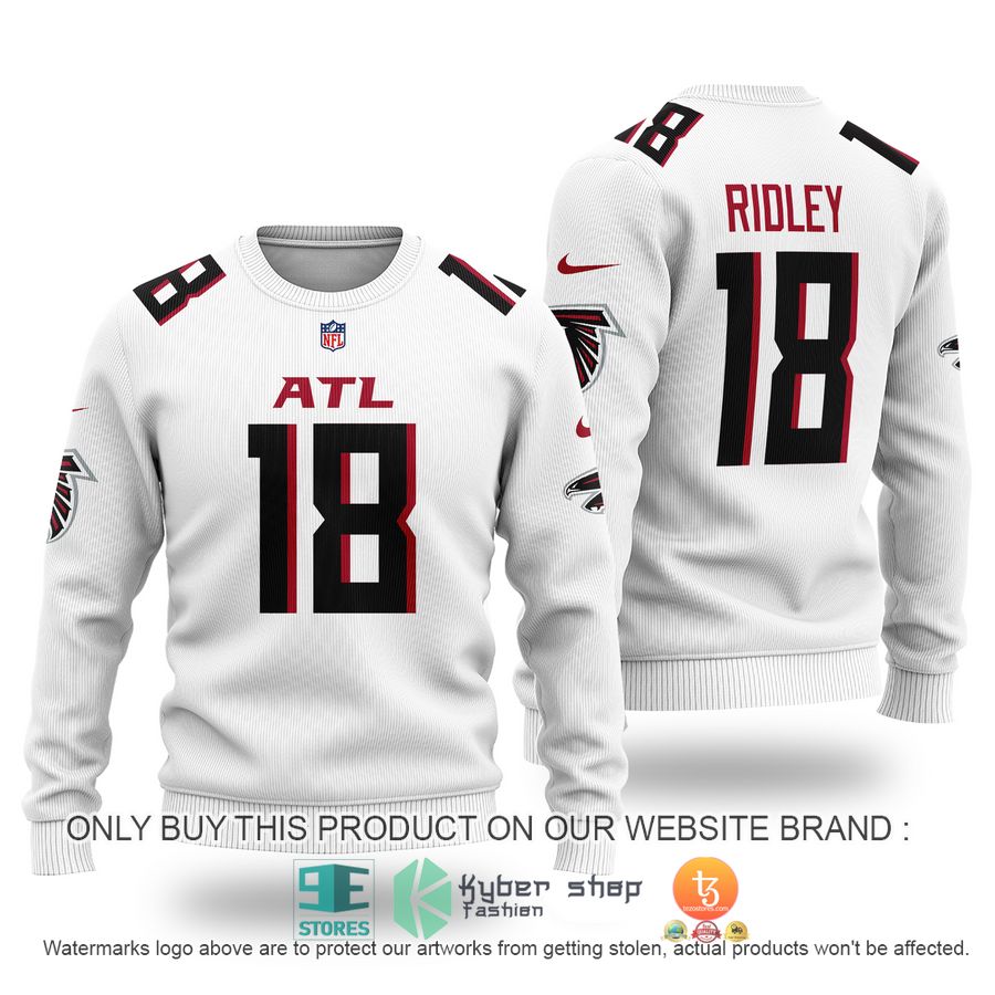 NEW Calvin Ridley 18 Atlanta Falcons Sweater 3 calvin ridley 18 atlanta falcons sweater 1 27660
