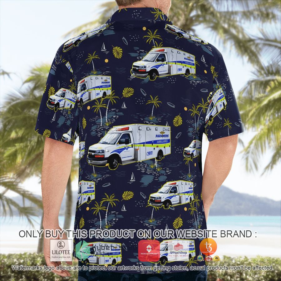 HOT Cambridge, Ontario, Canada, Region of Waterloo Paramedic Service Ambulance Hawaiian Shirt 4 cambridge ontario canada region of waterloo paramedic service ambulance hawaiian shirt 4 61008